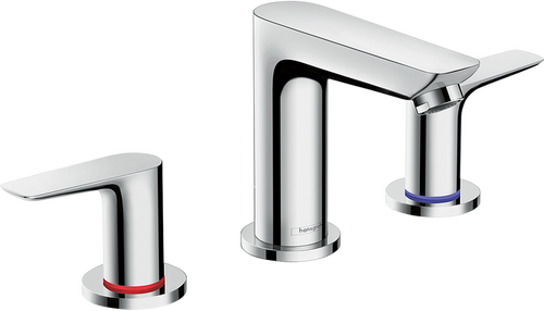 Hansgrohe Talis E Widespread Faucet 150 with Pop-Up Drain, 1.2 GPM