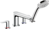 Hansgrohe Talis E 4-Hole Roman Tub Set Trim with 1.8 GPM Handshower