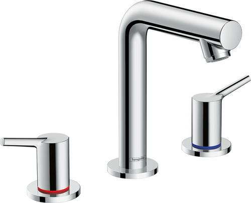Hansgrohe Talis S Widespread Faucet 150 with Pop-Up Drain, 1.2 GPM