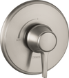 Hansgrohe Ecostat Classic Pressure Balance Trim, Round