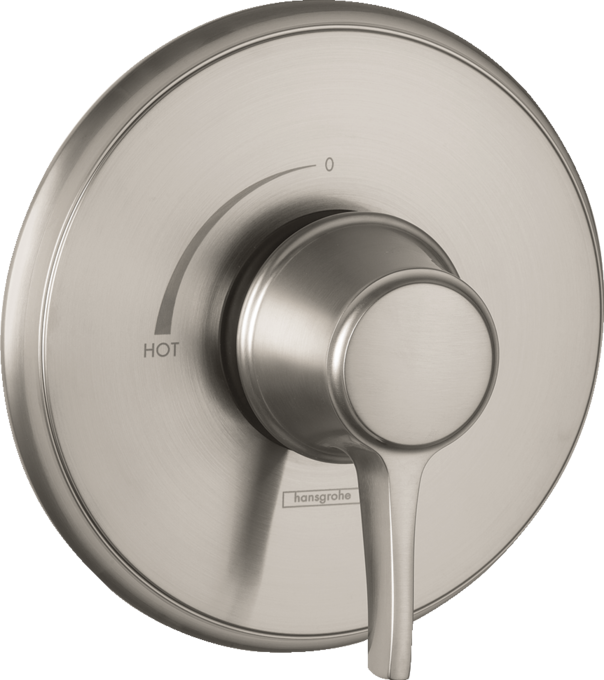 Hansgrohe Ecostat Classic Pressure Balance Trim, Round