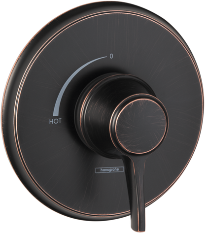 Hansgrohe Ecostat Classic Pressure Balance Trim, Round
