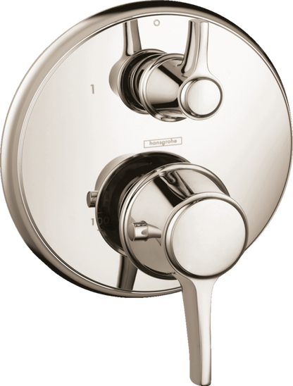 Hansgrohe Ecostat Classic Thermostatic Trim with Volume Control, Round