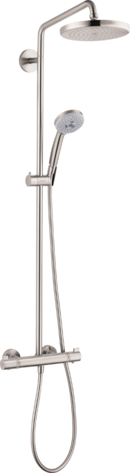 Hansgrohe Croma Showerpipe 220 1-Jet, 2.5 GPM