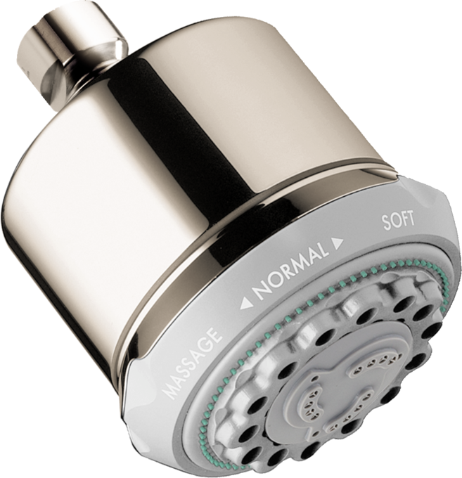 Hansgrohe Clubmaster Showerhead 3-Jet, 2.5 GPM