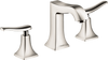 Hansgrohe Metris C Widespread Faucet 100 with Pop-Up Drain, 1.2 GPM