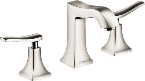 Hansgrohe Metris C Widespread Faucet 100 with Pop-Up Drain, 1.2 GPM