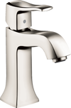 Hansgrohe Metris C Single-Hole Faucet 100 with Pop-Up Drain, 1.2 GPM