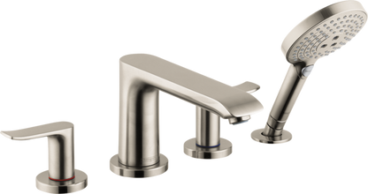 Hansgrohe Metris 4-Hole Roman Tub Set Trim with 1.75 GPM Handshower