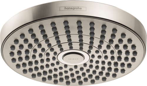 Hansgrohe Croma Select S Showerhead 180 2-Jet, 1.5 GPM
