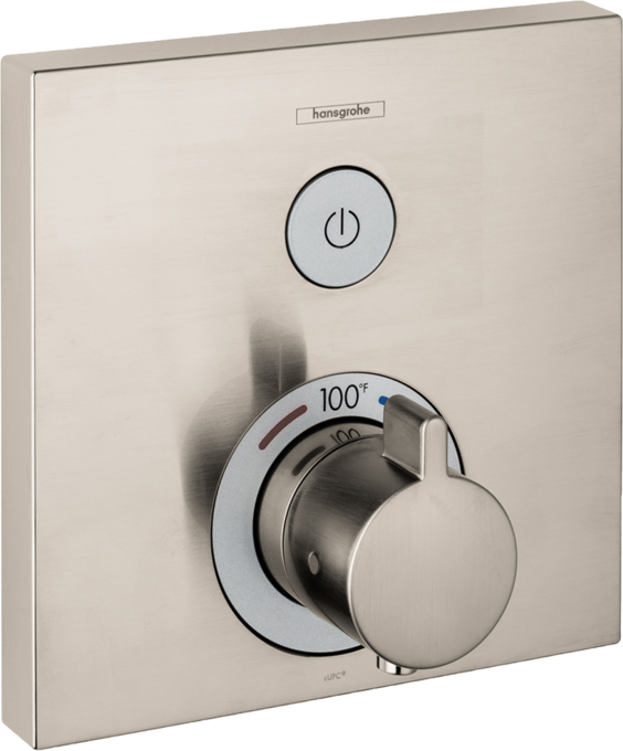 Hansgrohe ShowerSelect Thermostatic Trim for 1 Function, Square