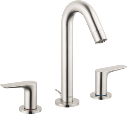 Hansgrohe Logis Widespread Faucet 150 with Pop-Up Drain, 1.2 GPM