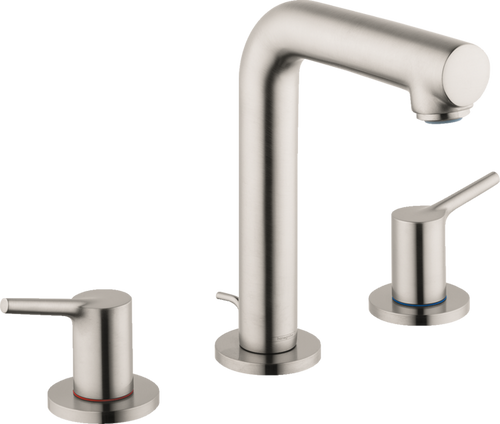 Hansgrohe Talis S Widespread Faucet 150 with Pop-Up Drain, 1.2 GPM