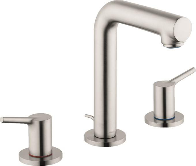 Hansgrohe Talis S Widespread Faucet 150 with Pop-Up Drain, 1.2 GPM