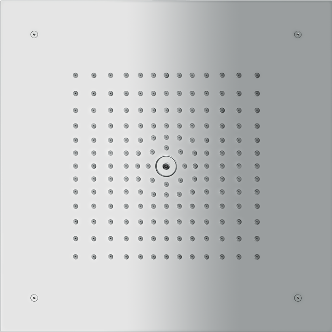 Hansgrohe Raindance E Showerhead 400 Square 1-Jet Trim, 1.8 GPM