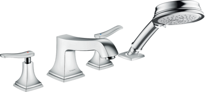 Hansgrohe Metropol Classic 4-Hole Roman Tub Set Trim 1.8 GPM Handshower