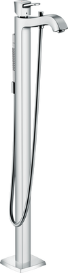 Hansgrohe Metropol Classic Freestanding Tub Filler Trim with 1.75 GPM Handshower