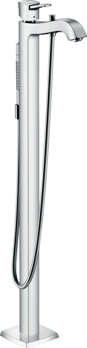 Hansgrohe Metropol Classic Freestanding Tub Filler Trim with 1.75 GPM Handshower