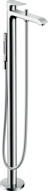 Hansgrohe Metris Freestanding Tub Filler Trim with 1.75 GPM Handshower