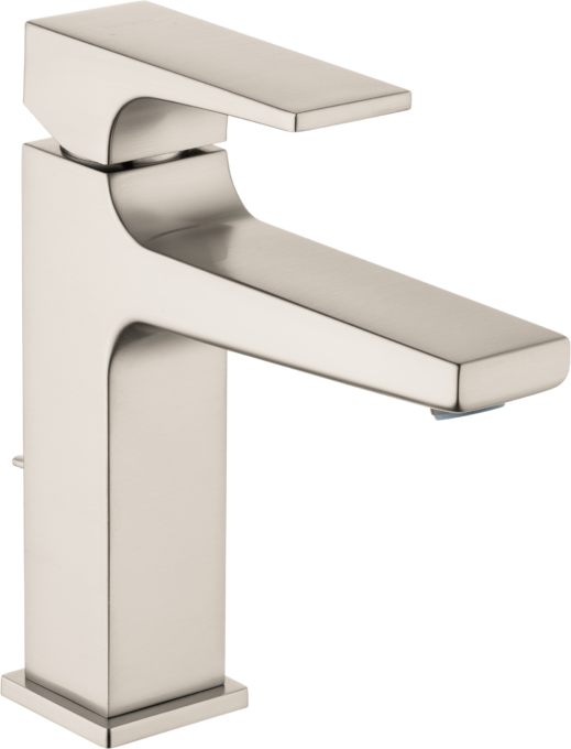 Hansgrohe Metropol Single-Hole Faucet 110 with Lever Handle and Pop-Up Drain, 0.5 GPM
