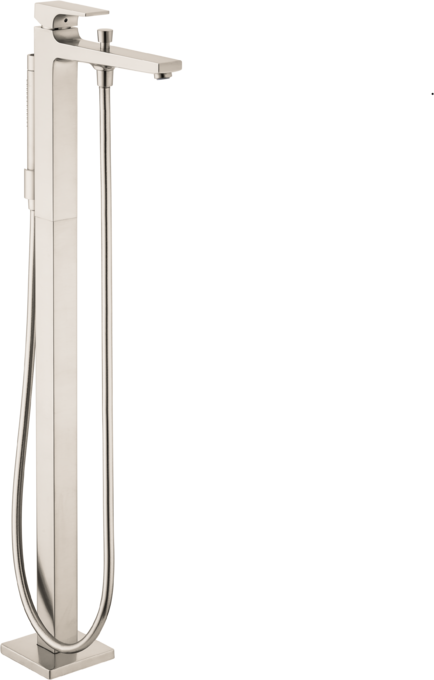Hansgrohe Metropol Freestanding Tub Filler Trim with Lever Handle and 1.75 GPM Handshower