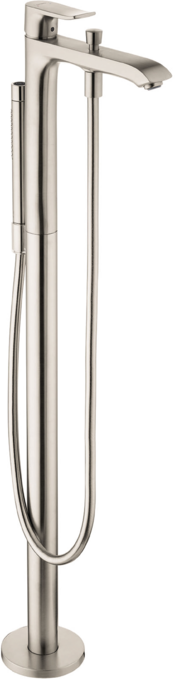 Hansgrohe Metris Freestanding Tub Filler Trim with 1.75 GPM Handshower