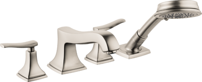 Hansgrohe Metropol Classic 4-Hole Roman Tub Set Trim 1.8 GPM Handshower