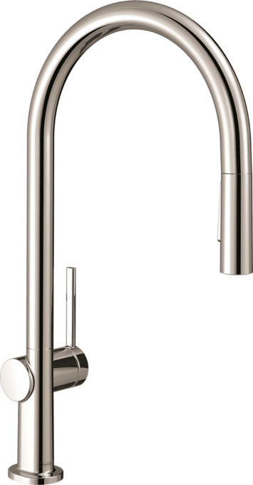 Hansgrohe Talis N HighArc Kitchen Faucet, O-Style 2-Spray Pull-Down, 1.75 GPM