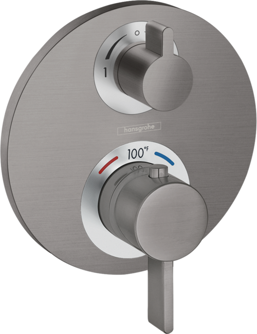 Hansgrohe Ecostat S Thermostatic Trim with Volume Control and Diverter