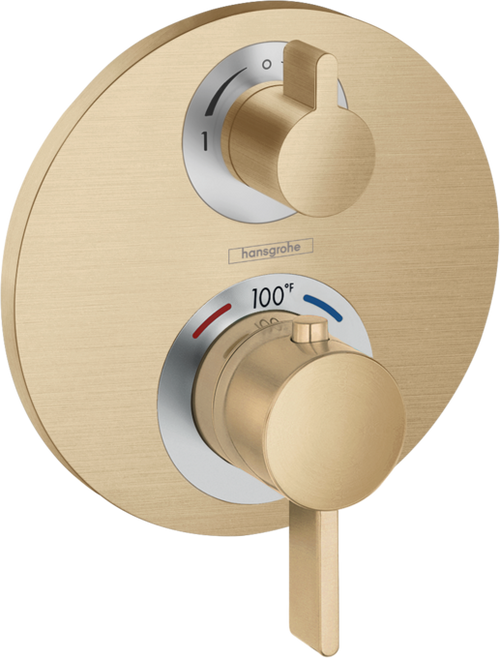 Hansgrohe Ecostat S Thermostatic Trim with Volume Control and Diverter
