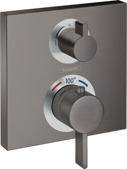 Hansgrohe Ecostat Square Thermostatic Trim with Volume Control and Diverter