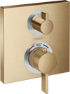 Hansgrohe Ecostat Square Thermostatic Trim with Volume Control and Diverter