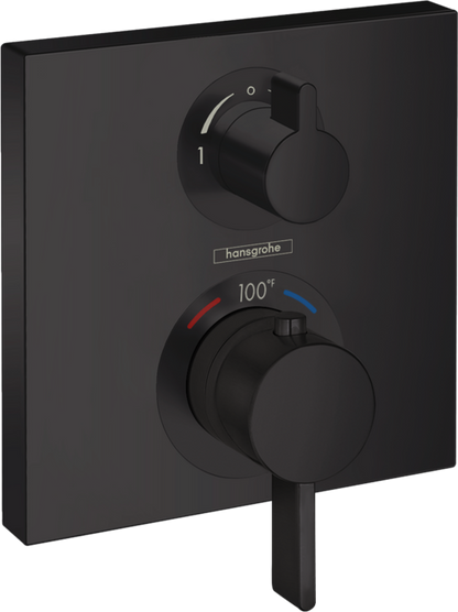 Hansgrohe Ecostat Square Thermostatic Trim with Volume Control and Diverter