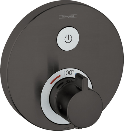 Hansgrohe ShowerSelect S Thermostatic Trim for 1 Function, Round
