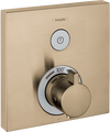 Hansgrohe ShowerSelect Thermostatic Trim for 1 Function, Square