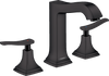 Hansgrohe Metropol Classic Widespread Faucet 160 with Lever Handles and Pop-Up Drain, 1.2 GPM