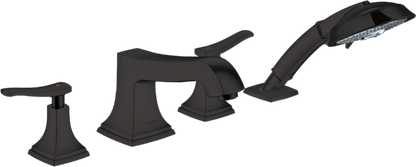 Hansgrohe Metropol Classic 4-Hole Roman Tub Set Trim 1.8 GPM Handshower
