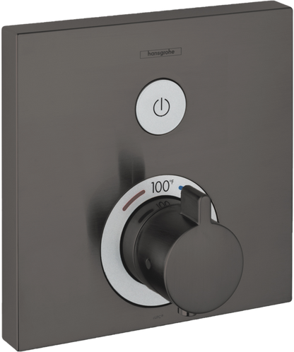 Hansgrohe ShowerSelect Thermostatic Trim for 1 Function, Square