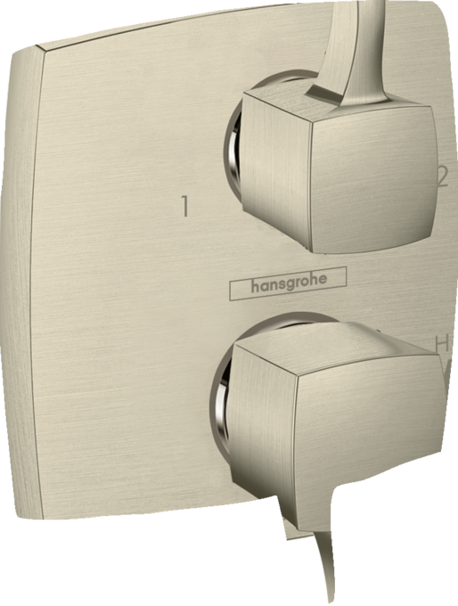 Hansgrohe Ecostat Classic Pressure Balance Trim Classic Square with Diverter