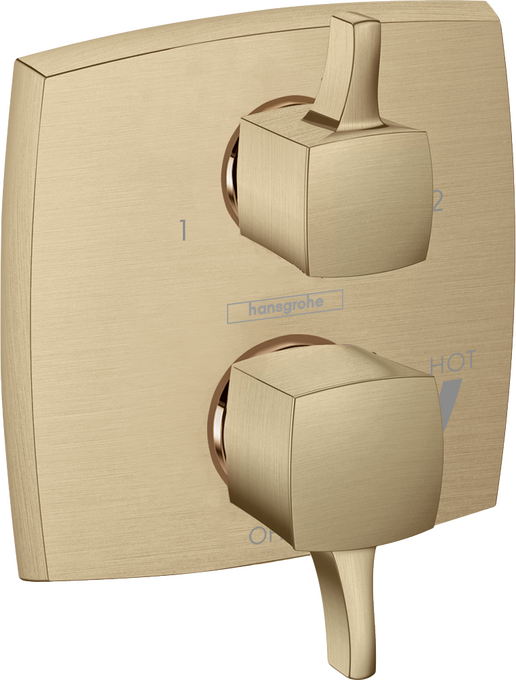 Hansgrohe Ecostat Classic Pressure Balance Trim Classic Square with Diverter