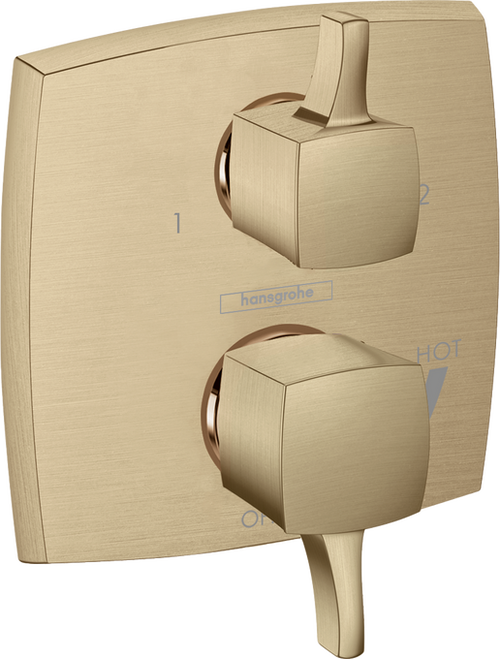 Hansgrohe Ecostat Classic Pressure Balance Trim Classic Square with Diverter