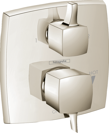 Hansgrohe Ecostat Classic Pressure Balance Trim Classic Square with Diverter