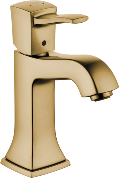 Hansgrohe Metropol Classic Single-Hole Faucet 110 with Pop-Up Drain, 1.2 GPM