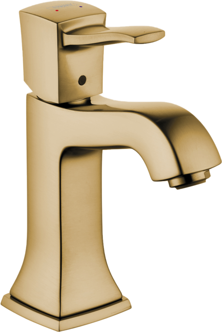 Hansgrohe Metropol Classic Single-Hole Faucet 110 with Pop-Up Drain, 1.2 GPM