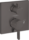 Hansgrohe Ecostat Pressure Balance Trim S Square with Diverter