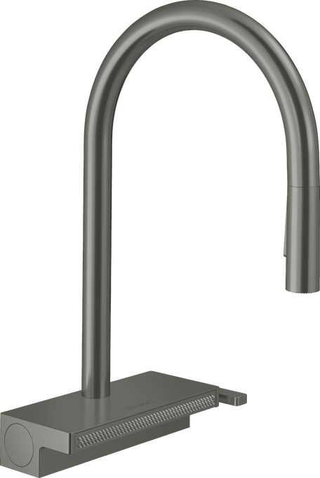 Hansgrohe Aquno Select HighArc Kitchen Faucet, 3-Spray Pull-Down, 1.75 GPM