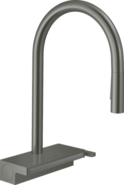 Hansgrohe Aquno Select HighArc Kitchen Faucet, 3-Spray Pull-Down, 1.75 GPM