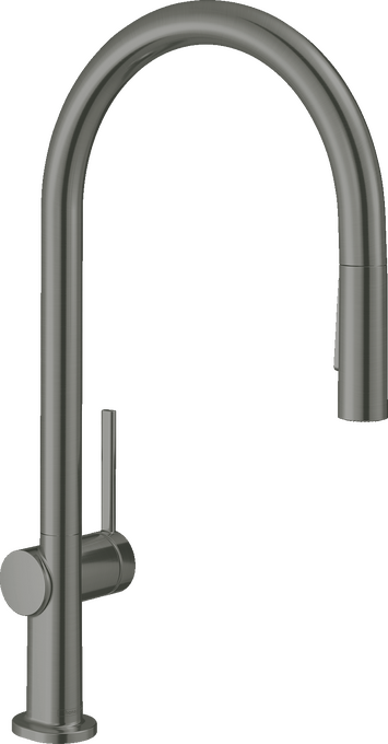 Hansgrohe Talis N HighArc Kitchen Faucet, O-Style 2-Spray Pull-Down, 1.75 GPM