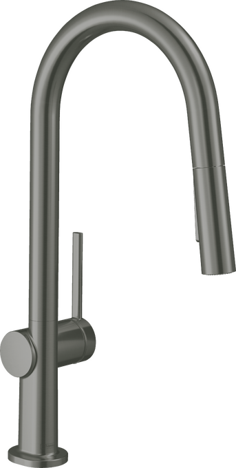 Hansgrohe Talis N HighArc Kitchen Faucet, A-Style 2-Spray Pull-Down, 1.75 GPM