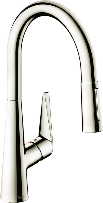 Hansgrohe Talis S HighArc Kitchen Faucet, 2-Spray Pull-Down, 1.75 GPM
